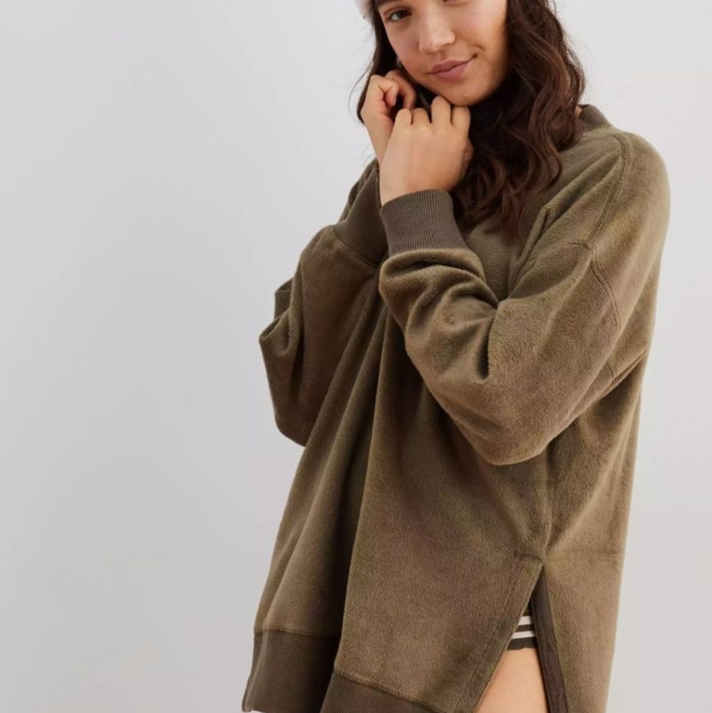 Aerie Desert Sweatshirt Olive green